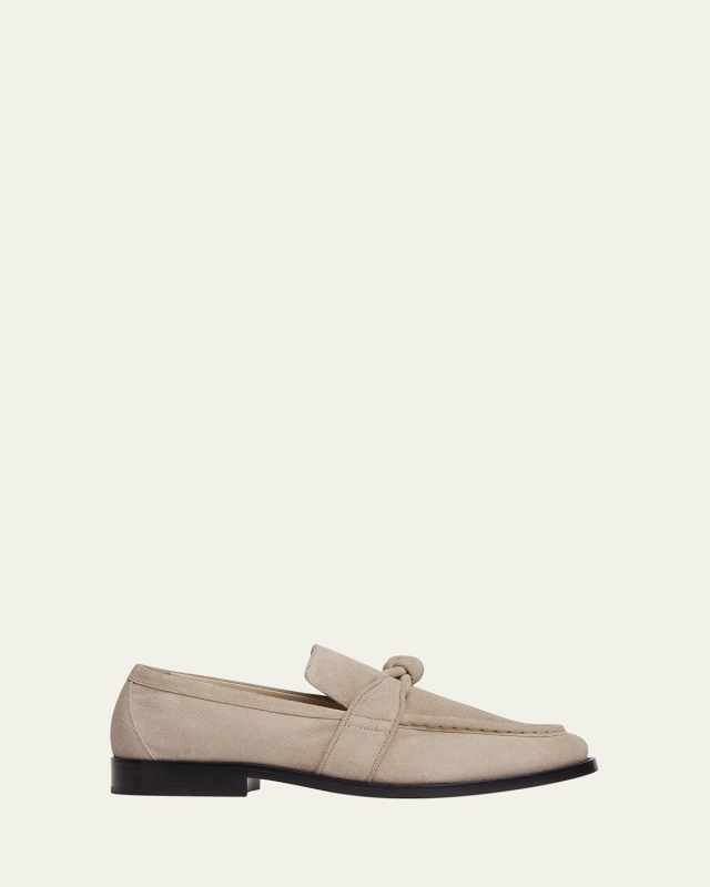 Astaire Knot Soft Suede Loafers